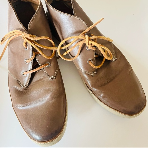 Sperry Leather Brown Chukka Lace Up Boot size 10